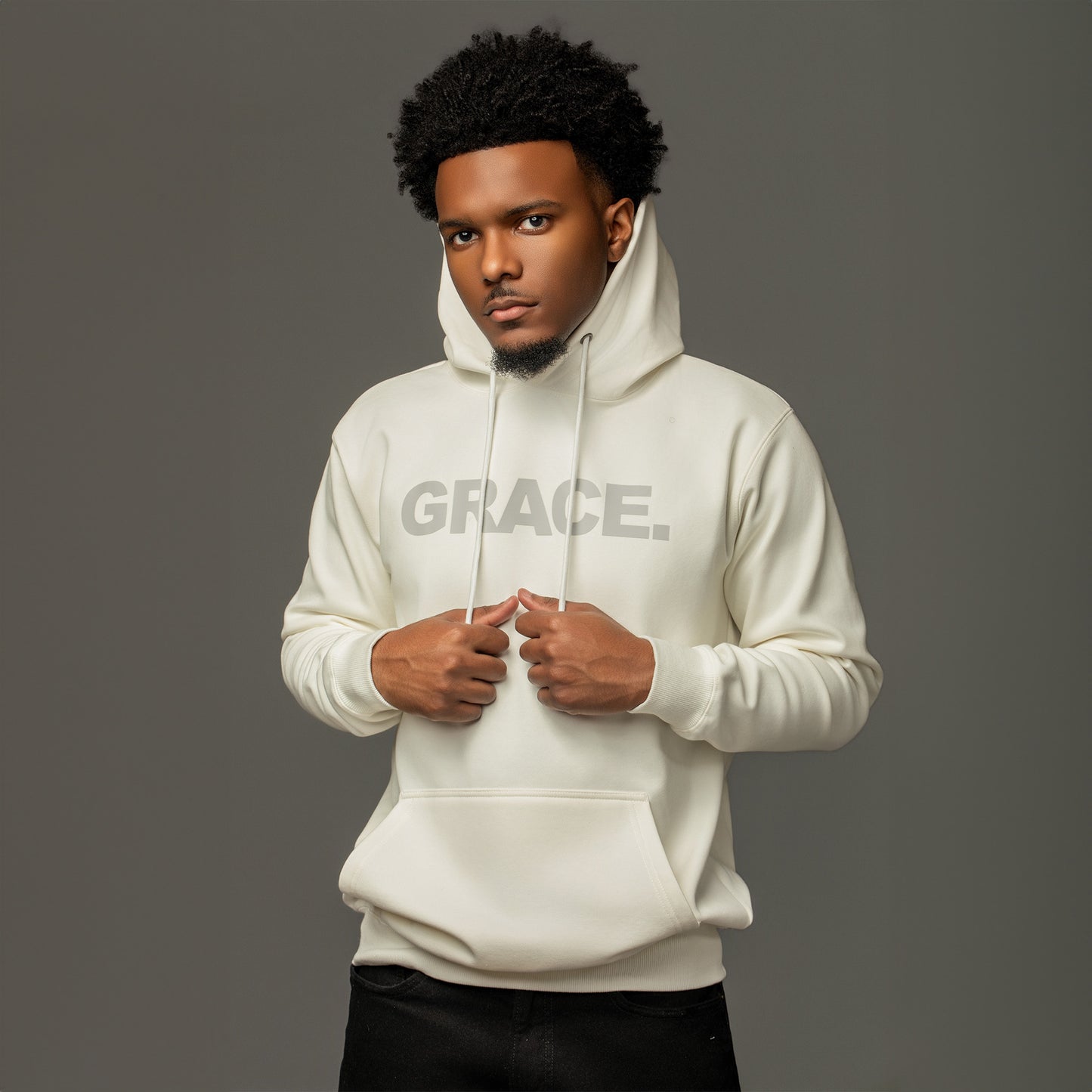 Grace White Hoodie