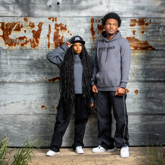 Remember God Is Able Grey Hoodie