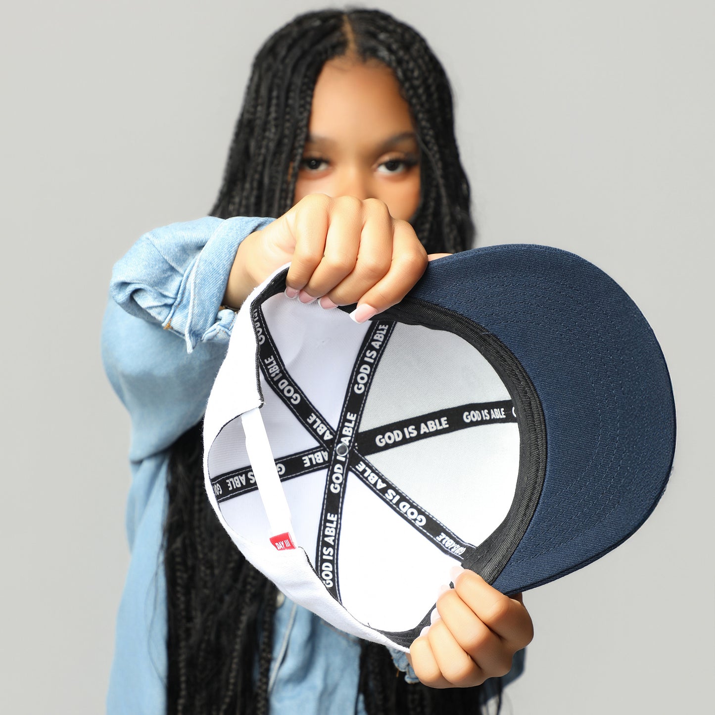 God Still Reigns Blue Hat