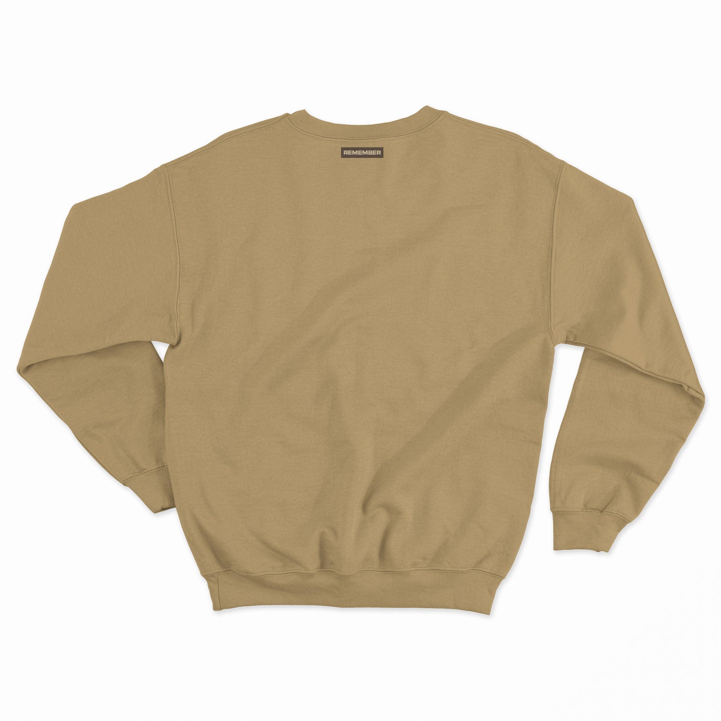 Remember God is Able Tan Crewneck