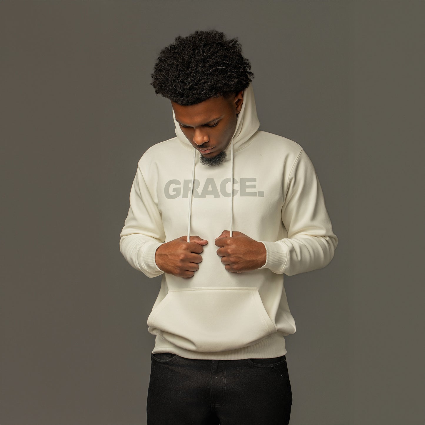Grace White Hoodie