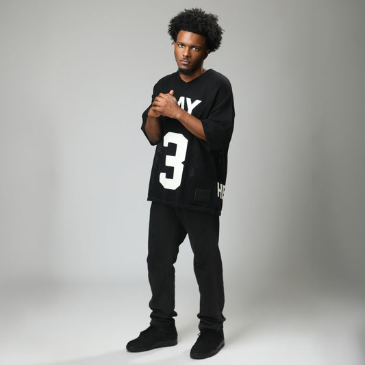 Classic Black Knit Jersey