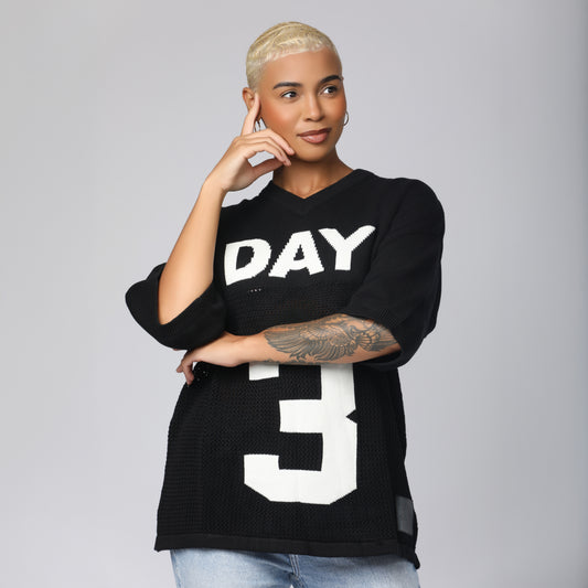 Classic Black Knit Jersey