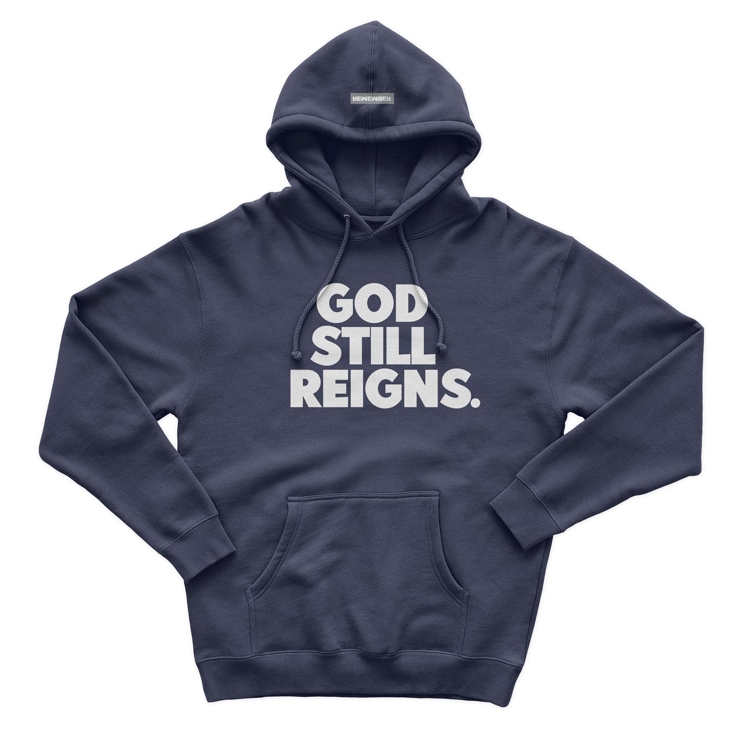 God Still Reigns Blue Hoodie